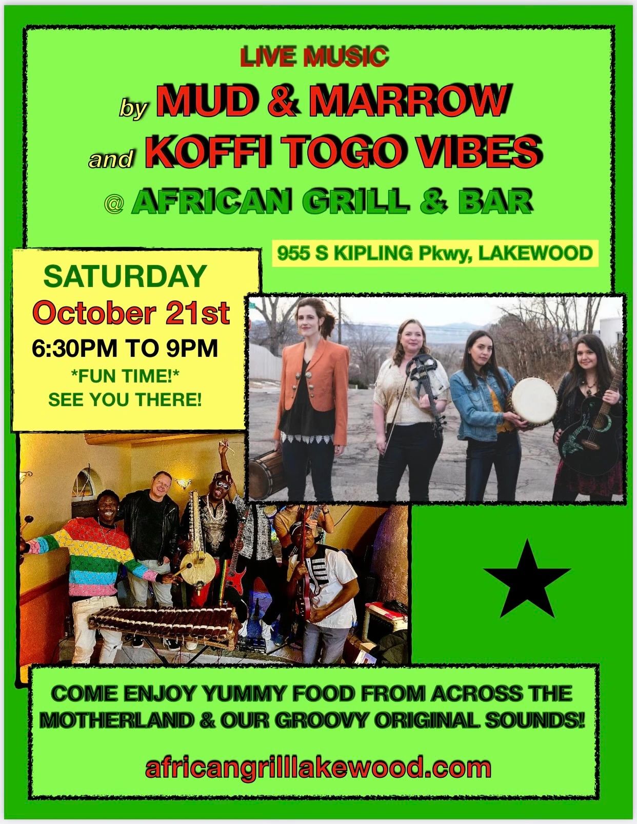 African Restaurant African Grill And Bar Lakewood, Colorado